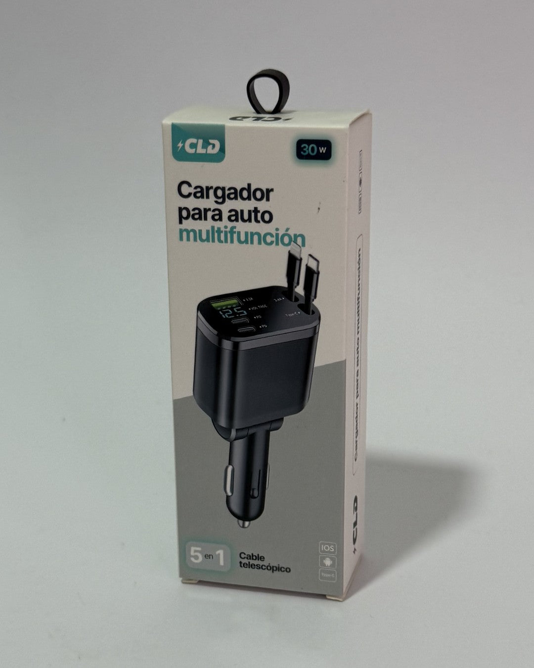 Cargador para auto CLD con cable