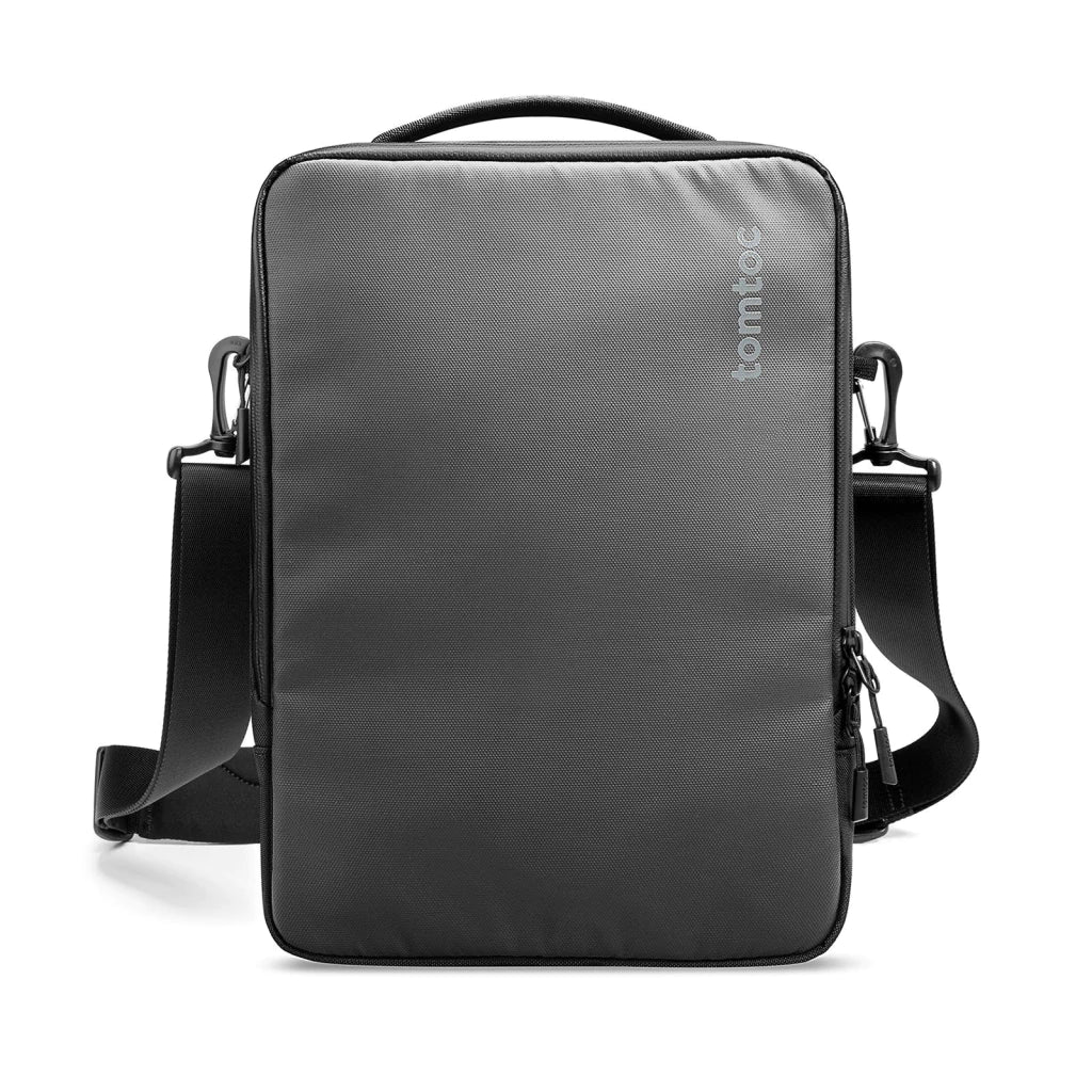BOLSO BANDOLERA TOMTOC A04 BLACK 14"