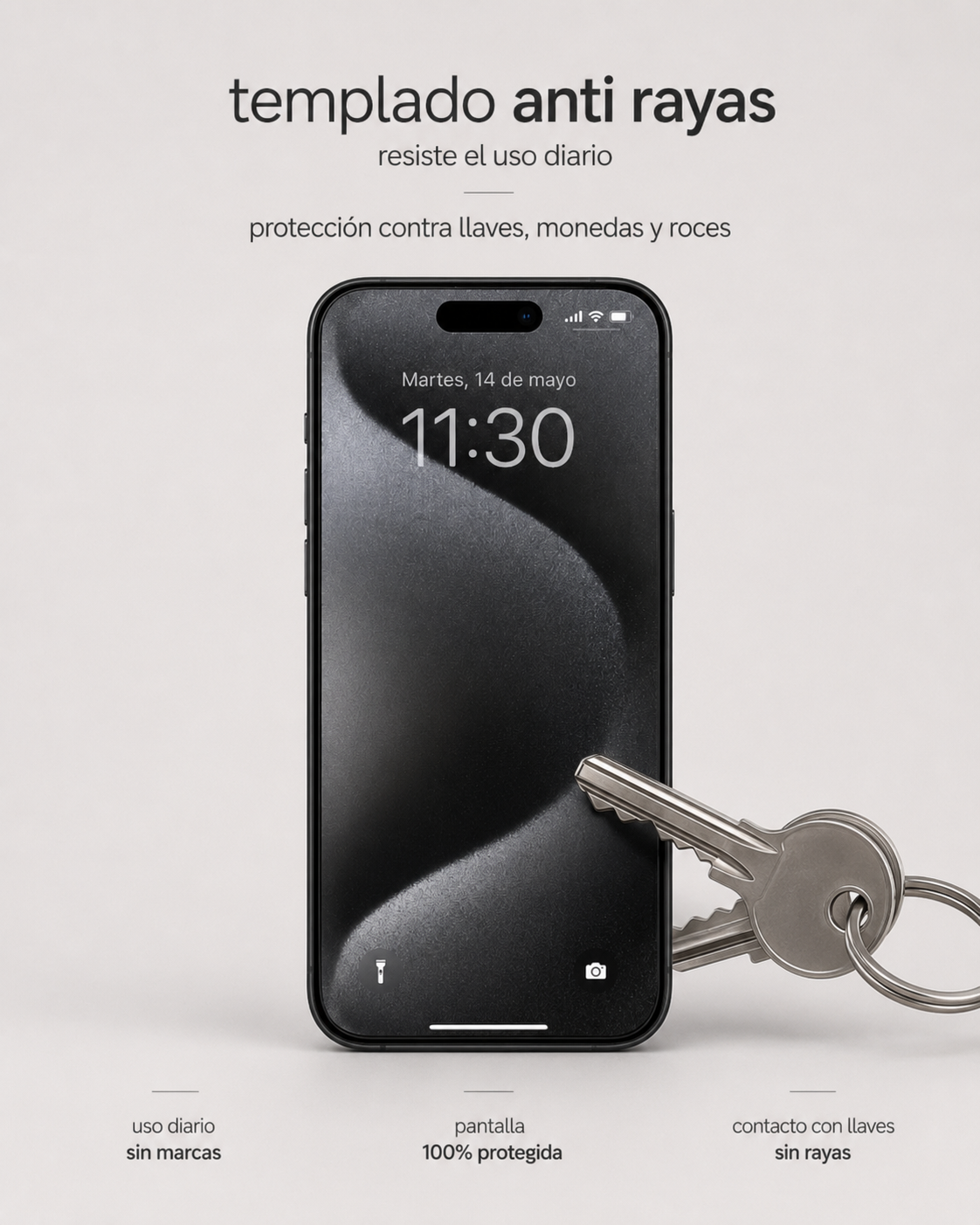 CLYX PREMIUM | TEMPLADO IPHONE +KIT COLOCADOR