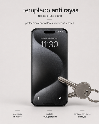 CLYX PREMIUM | TEMPLADO IPHONE +KIT COLOCADOR
