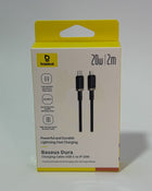 Cable Baseus usb-c a lighning 2m
