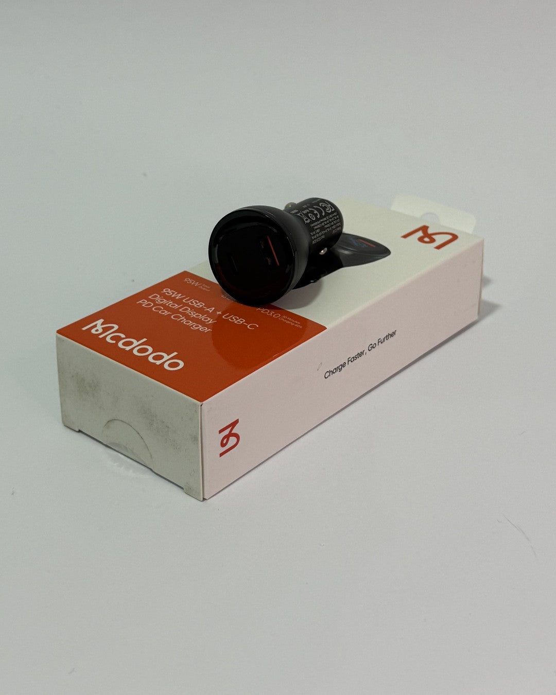 Cargador auto MC DODO 95w usb-A y usb-C