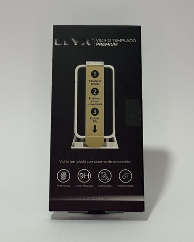 CLYX PREMIUM | TEMPLADO IPHONE +KIT COLOCADOR
