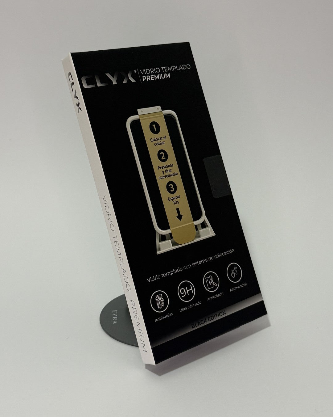 CLYX PREMIUM | TEMPLADO IPHONE +KIT COLOCADOR