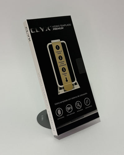 CLYX PREMIUM | TEMPLADO IPHONE +KIT COLOCADOR
